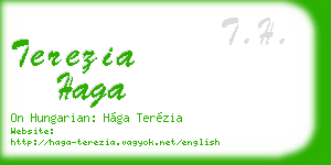 terezia haga business card
